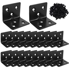 20PCS Corner Braces Heavy Duty Stainless Steel L Shape Brackets 1.2