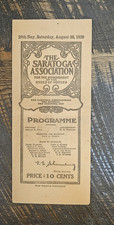 1930 Saratoga Cup Program - Gallant Fox, Jolly Roger, Preakness Wnr Dr. Freeland picture