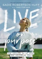 Live on Purpose: 100 Devotions for Letting Go of Fear and F - VERY GOOD picture