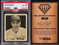 1939 Play Ball Joe DiMaggio #26 New York Yankees PSA 8 NM MBA BRONZE  EYE APPEAL picture