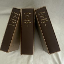Montaigne The Essays 3-Volume Box Set Hardcover w/ Slipcase Philosophy picture