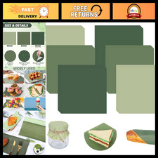 240 Sheets Sage Green Wax Paper - Solid Deli Paper for Sandwiches, Baking & Part picture