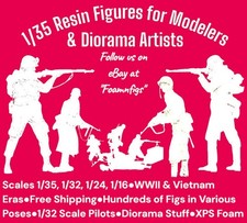 1/35 1/16 Scale Resin Figure Model Kits WW2 Vietnam Miniature Soldier US Shipper picture