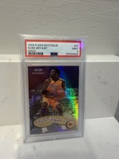 1999-00 Fleer Mystique Kobe Bryant #61 Gold Parallel PSA 9 Lakers Card picture