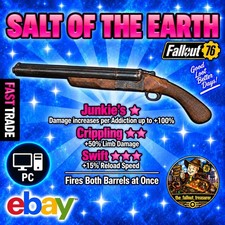 FALLOUT 76 PC☢️ SALT OF THE EARTH LEGENDARY SHOTGUN ☢️ picture