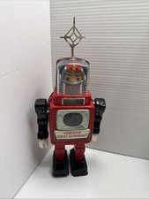 Vintage Cragstan Great Astronaut Robot TinToy Robot Original Needs Repaired Rare picture
