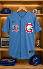 Men's Chicago Cubs #23 Ryne Sandberg Cool Baseball Stitched Jersey picture