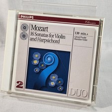 Mozart 16 Sonatas for Violin and Harpsichord (2 CD 1993 Phillips)  picture