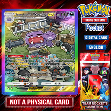 Pokemon TCG Pocket - Team Rocket's Weezing EX RR from TEAM ROCKET'S AMBITION picture