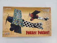 Eduard 2133 Scale 1/72 Fokker Fokker Dual Combo WW1 Aircraft Model Grey Boxed. picture