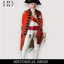 New Sir Henry Clinton British Officer Uniform, Revolutionary War Redcoat Jacket picture