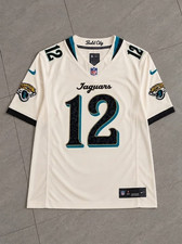 Jacksonville Jaguars Travis Hunter #12 Beige Men’s Field Jersey Size S-3XL NWT picture