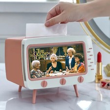 The Golden Girls Show TV Set Kleenex Dispenser Box Smartphone Holder Sophia Rose picture