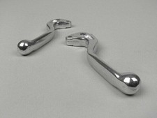 Vespa PK Dog leg Clutch & Brake Levers in Polished Aluminium FA Italia picture