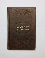 1854 NEWPORT ILLUSTRATED in a Series of Pen & Pencil Sketches, 1st Edition, RI picture