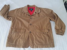 Vtg Orvis Game Hunting Upland Field JACKET - Mens Large Zip/Snap Pocket picture