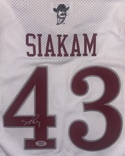 Pascal Siakam Signed New Mexico State Aggies AUTHENTIC Retro Brand Jersey PSA picture