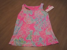 NWT LILLY PULITZER Luxletic Mina Bra Tank Top - Meryl UPF 50+ Yarn Pink Size S picture