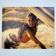 Autographed/Signed Megan Fox Mikaela Transformers 16x20 Photo Beckett COA picture