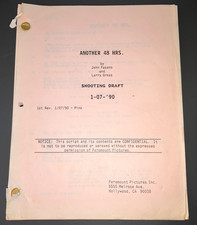 ANOTHER 48 HRS. 1990 Original Shooting Script Eddie Murphy PINK PAGES Paramount picture