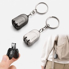 2 Pcs Folding Nail Clipper Keychain Set, Travel Nail Clippers picture