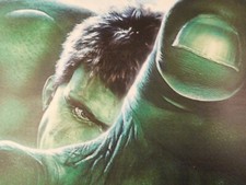 ~~~~ Rare 2003 HULK Universal Vinyl Poster 3 foot x 3 foot ~~~~ picture
