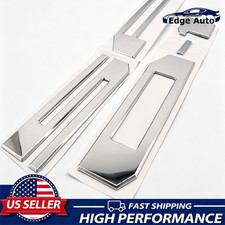 3D Raised Tailgate Inserts Letters Emblems For 2021-2024 F-150 Chrome Truck picture