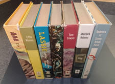 vintage 1950-1960s hardcover books. Little women, Tom Sawyer Lassie... Lot of 7  picture