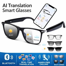 AI Smart Glasses Bluetooth Real Time Translation Hands Free Calling picture