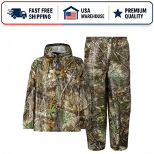 Frogg Toggs Ultra-Lite2 Rain Suit Men's XL Waterproof Jacket&Pants Realtree Edge picture