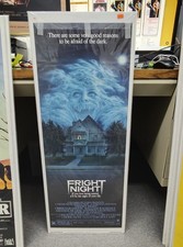 FRIGHT NIGHT (1985) - ORIGINAL THEATRICAL HEAVY STOCK INSERT MOVIE POSTER picture