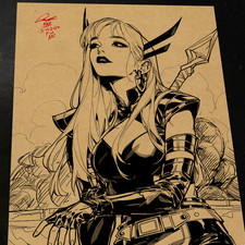 Magik X-Men Art Print Signed 8.5x11 | Art by Keyeske picture