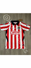 Nike C.D. Guadalajara Chivas Red/White Striped Soccer Jersey picture