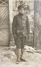 WW1 US 88 Inf Div 349th Regt Teamster Colt 1917 Pistol Sweetheart Photo Postcard picture