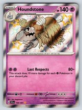 Holofoil Houndstone 168/091 SV: Paldean Fates NM picture