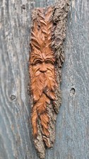 Wood Spirit Tree Spirit Greenman Wood Carving Sculpture Original picture