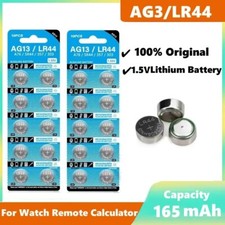 10-50Pcs AG13 LR44 A76 357 357A LR1154 SR1154 SR44 1.5V Button Battery Coin Cell picture
