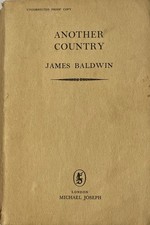James Baldwin- Another Country Uncorrected Proof Michael Joseph London 1963 picture
