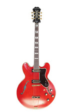 DAMAGED ** Epiphone Masterbilt Gem Archer Sheraton Electric Guitar - RED #R8814 picture