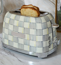 MacKenzie-Childs Sterling Check 2-Slice Toaster US Stock picture