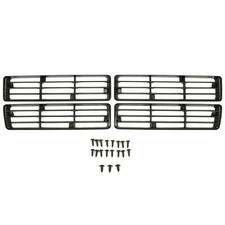 For Dodge D150 D250 W150 91-93 Left & Right Upper & Lower Grille Insert 4PCS picture