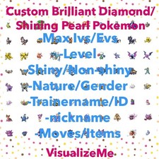 Pokemon Brilliant Diamond/Shining Pearl - ANY 3 Shiny 6IV Custom Pokemon - BDSP picture