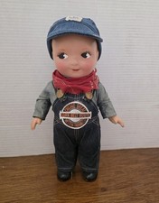 Vintage Blonde  Buddy Lee Doll Railroad  Train Engineer  Lee Jeans picture