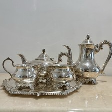 Antique Fenton Brothers Sheffield EPNS A1 Silver Plated Tea & Coffee Set picture