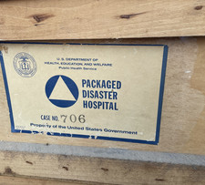 Military Stretchers NATO Historical Artifact Vintage Unopened Crate 3 NEW NIB picture