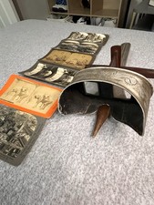 Antique Perfecscope Stereoscope Viewer 1900 Paris Expo Design + 6 View Cards picture