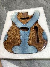 AAAAA unique mahogany electric guitar body surface and epoxy resin luster picture