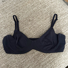 Skims Black Bra 36C Womens Adjustable Bra Straps picture