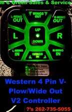 V2 PREMIUM WESTERN V 4 PIN SNOW PLOW PROGRAMMABLE CONTROLLER MVP 96500 FLEETFLEX picture