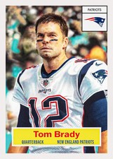 2026 TOPPS LIVING SET  TOM BRADY #1 PATRIOTS VINTAGE STYLE FOOTBALL CARD picture